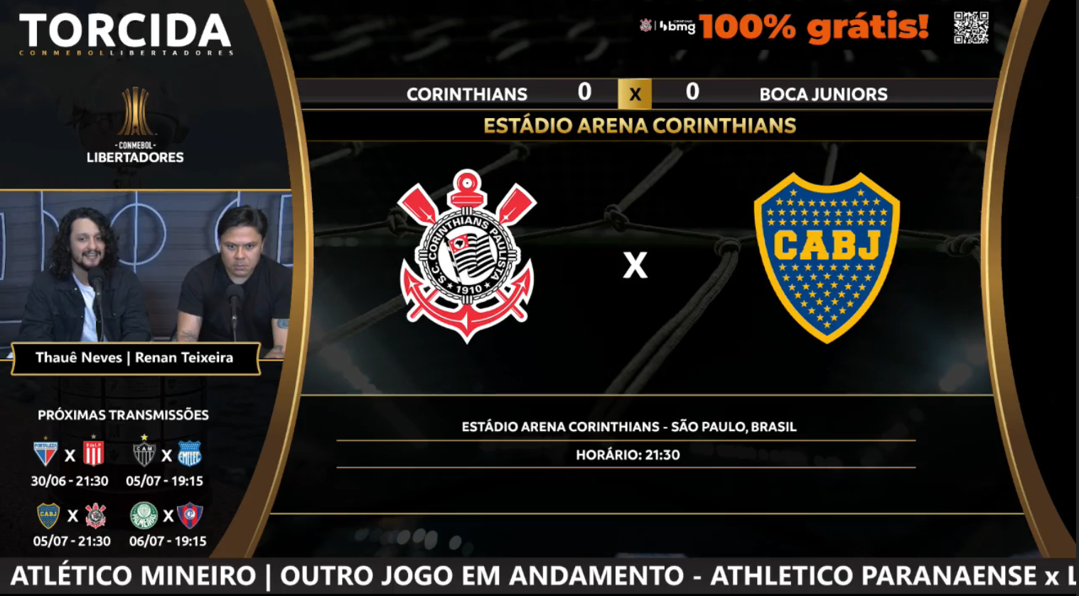 Ingressos: Corinthians x Fortaleza (26/9) – CONMEBOL Sudamericana 2023