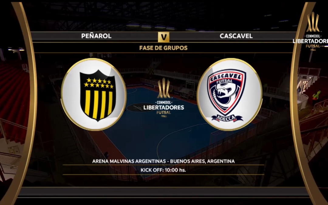 CONMEBOL LIBERTADORES FUTSAL – PEÑAROL X CASCAVEL FUTSAL