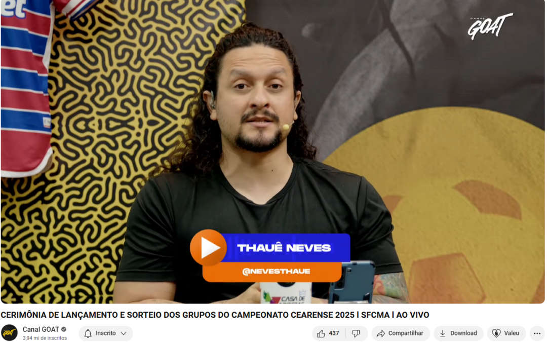 Lançamento Campeonato Cearense 2025 – SFCMA