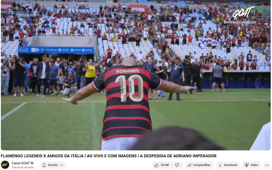 Ultima Batalha do Imperador – Despedida Adriano