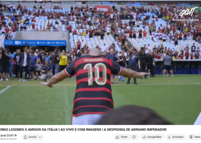 Ultima Batalha do Imperador – Despedida Adriano